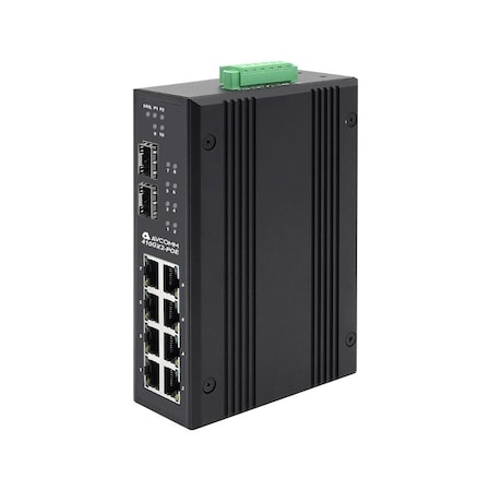 10-Port Industrial POE Unmanaged Ethernet Switch